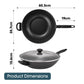 RACO SmartStart Ceramic Nonstick Induction Covered Wok with Helper Handle 36cm Grey