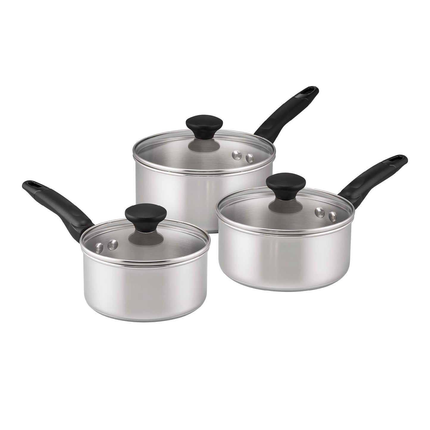 RACO SmartStart Stainless Steel Induction 3 Piece Saucepan Set 16/18/20cm