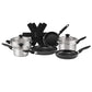 RACO SmartStart Duo Stainless Steel and Ceramic Induction 7 Piece Cookware Set