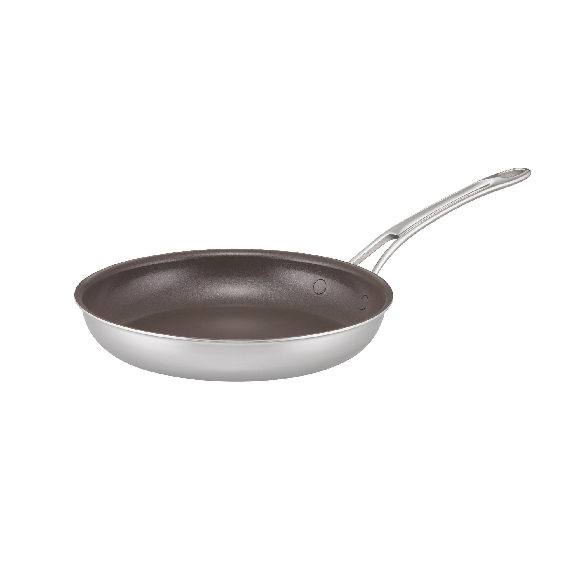 For searing, frying and everyday cooking – stainless steel – Anolon EverLast Ceramic Stainless Steel Induction Open Frypan 25.4cm