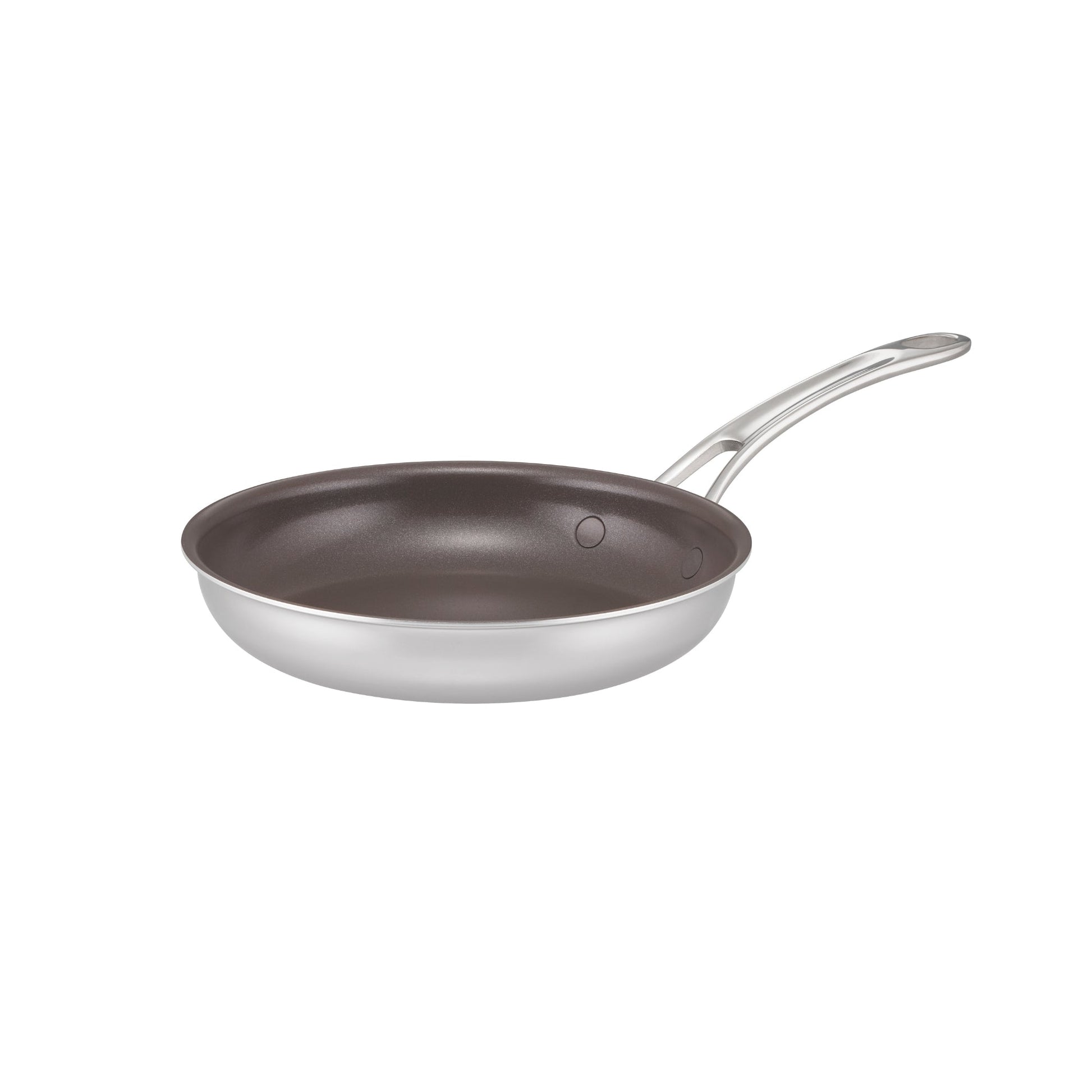 For searing, frying and everyday cooking – stainless steel – Anolon EverLast Ceramic Stainless Steel Induction Open Frypan 21.5cm