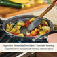 Additional angle: for searing, frying and everyday cooking – stainless steel – Anolon EverLast Ceramic Stainless Steel Induction Open Frypan 21.5cm