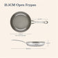Additional angle: for searing, frying and everyday cooking – stainless steel – Anolon EverLast Ceramic Stainless Steel Induction Open Frypan 21.5cm