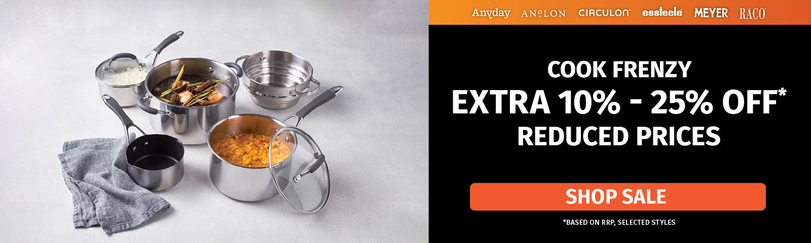 Cook Frenzy Extra 10%-25% Off*