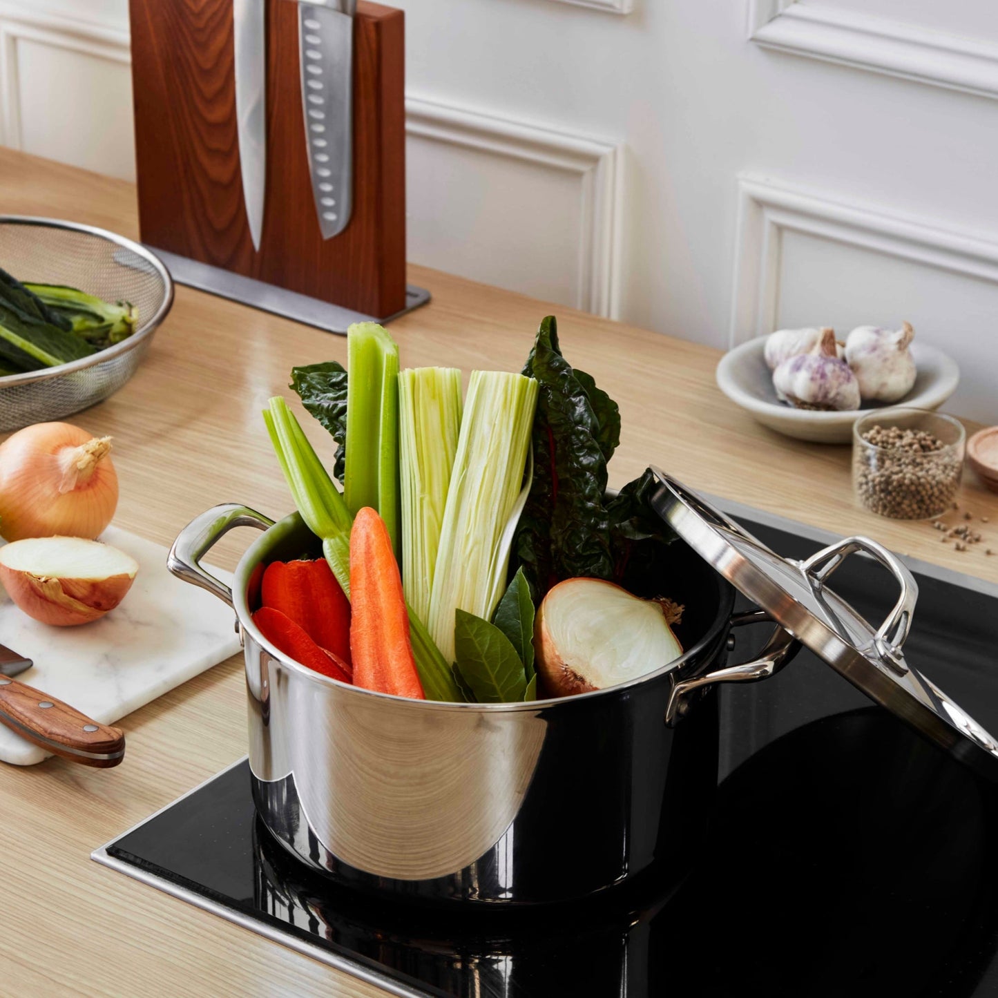 Essteele Eternità Stainless Steel Induction Covered Stockpot 24cm/5.6L