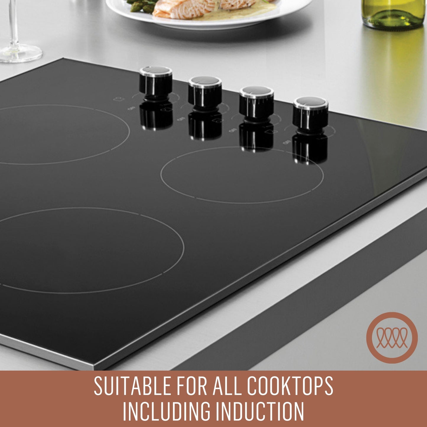 Essteele Per Salute Nonstick Induction Covered Stirfry 32cm