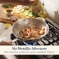Anolon EverLast Tri-Ply Clad Stainless Steel Induction Open Stir-Fry with Helper Handle 32cm