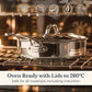 Anolon EverLast Tri-Ply Clad Stainless Steel Induction Covered Sauté 30cm/4.7L