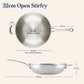 Anolon EverLast Tri-Ply Clad Stainless Steel Induction Open Stir-Fry with Helper Handle 32cm
