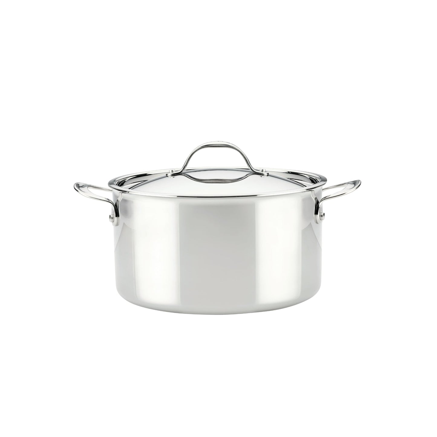 For soups, stocks and pasta – tri-ply clad stainless steel – Anolon EverLast Tri-Ply Clad Stainless Steel Induction Covered Stockpot 26cm/7.6L