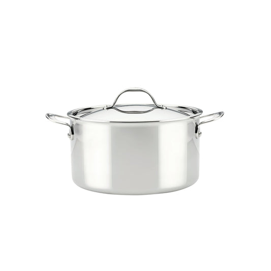 For soups, stocks and pasta – tri-ply clad stainless steel – Anolon EverLast Tri-Ply Clad Stainless Steel Induction Covered Stockpot 26cm/7.6L