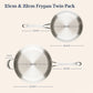 Anolon EverLast Tri-Ply Clad Stainless Steel Induction Frypan Twin Pack 25cm & 32cm