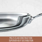 Essteele Eternità Stainless Steel 3 Piece Cookware Set Silver