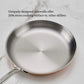 Styled lifestyle shot: a complete copper kitchen – copper clad stainless steel – Hestan CopperBond Aura Copper Clad 10...
