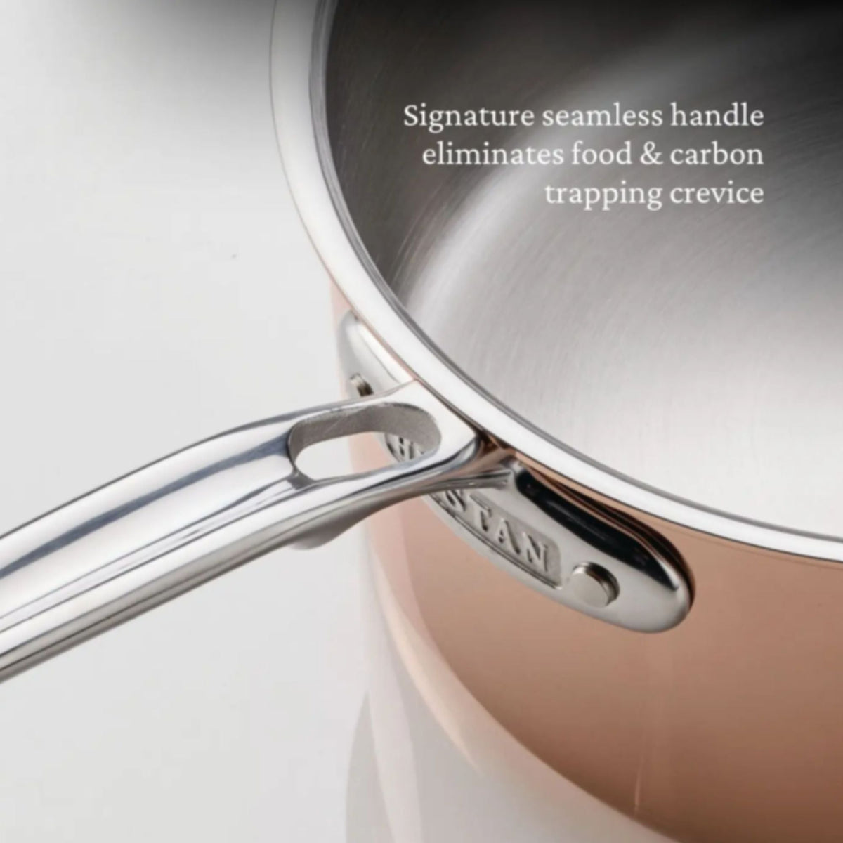 Size and scale view: a complete copper kitchen – copper clad stainless steel – Hestan CopperBond Aura Copper Clad 10...