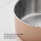Additional angle: for sauces, reductions and grains – copper clad stainless steel – Hestan CopperBond Aura Copper Clad...
