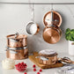 Product detail view: for sauces, reductions and grains – copper clad stainless steel – Hestan CopperBond Aura Copper Clad...