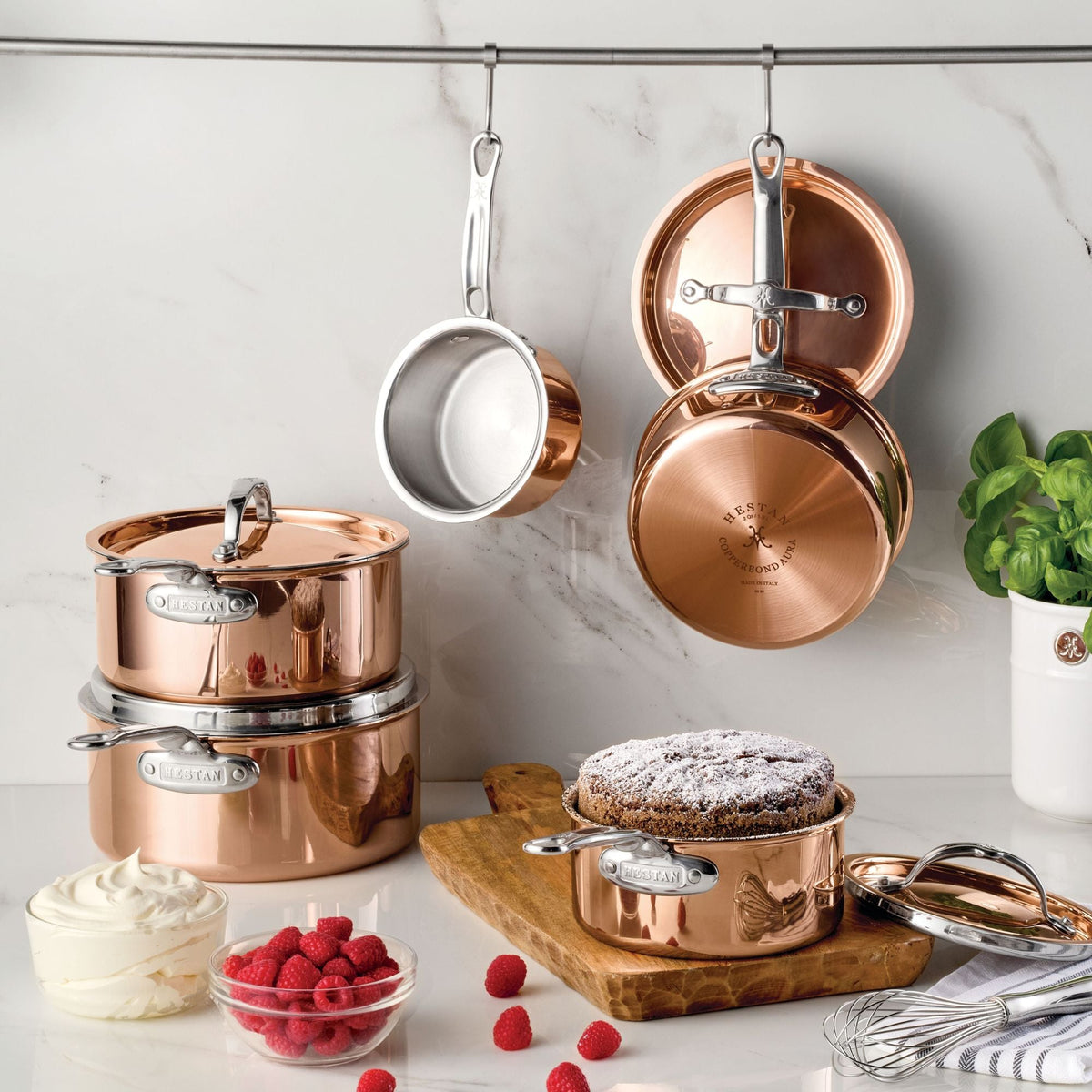 Product detail view: for sauces, reductions and grains – copper clad stainless steel – Hestan CopperBond Aura Copper Clad...