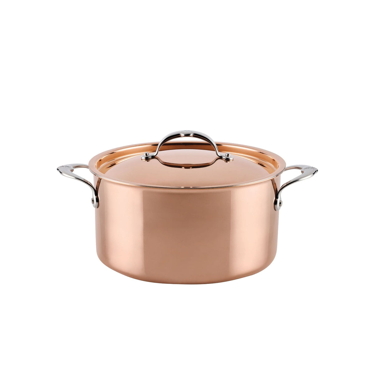For stocks, soups and pasta – copper clad stainless steel – Hestan CopperBond Aura Copper Clad Covered Stockpot 24cm/5.7L