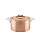 For stocks, soups and pasta – copper clad stainless steel – Hestan CopperBond Aura Copper Clad Covered Stockpot 26cm/7.6L