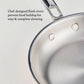 Close-up finish detail: for searing and pan sauces – copper clad stainless steel – Hestan CopperBond Aura Copper Clad...