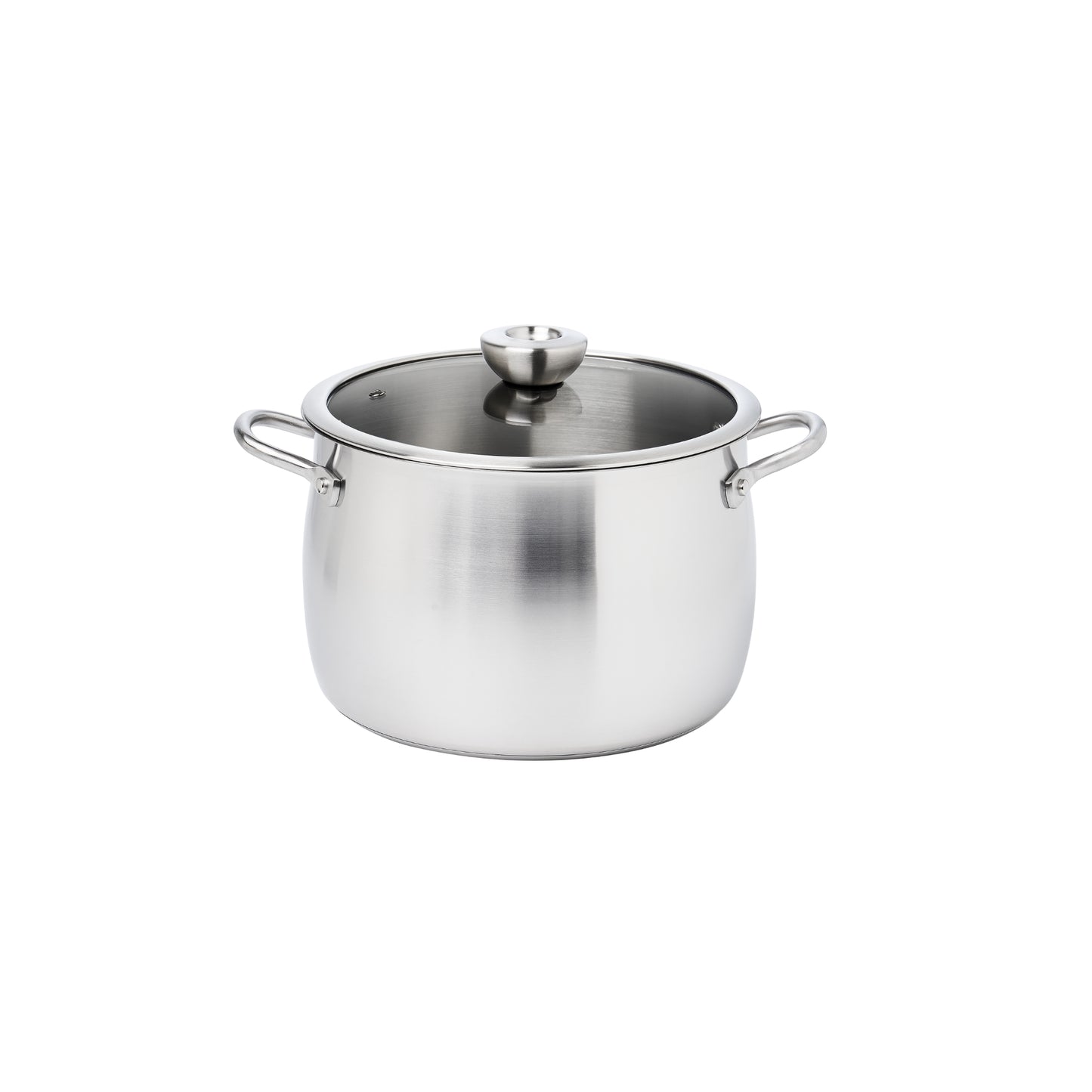 Meyer White Steel Stainless Steel Induction Stockpot With Glass Lid  24cm