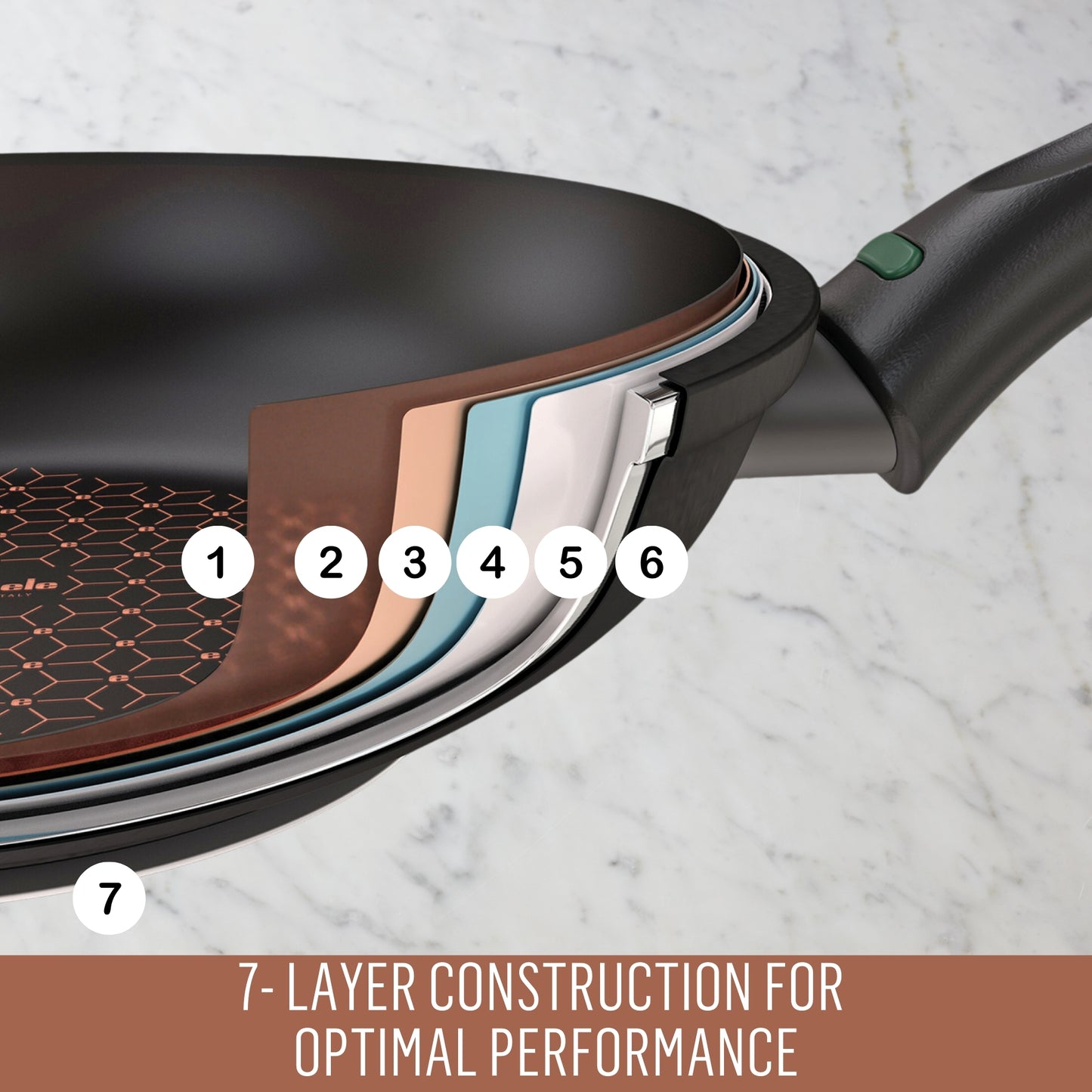 Essteele Per Salute Nonstick Induction Covered Stirfry 32cm