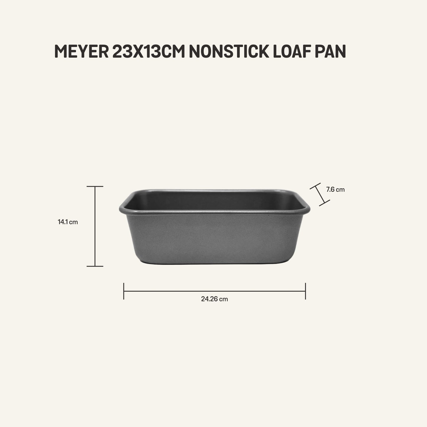 Meyer Nonstick Bakeware Loaf Pan 23x13cm