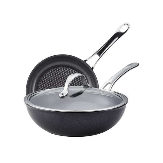 Anolon X Hybrid Nonstick Induction Skillet 25cm & Stirfry 25cm