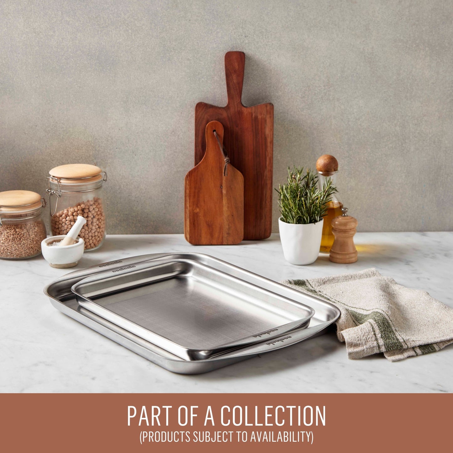 Essteele Clad Ovenware Stainless Steel Baking Sheet 30cm x 38cm x 2.5cm