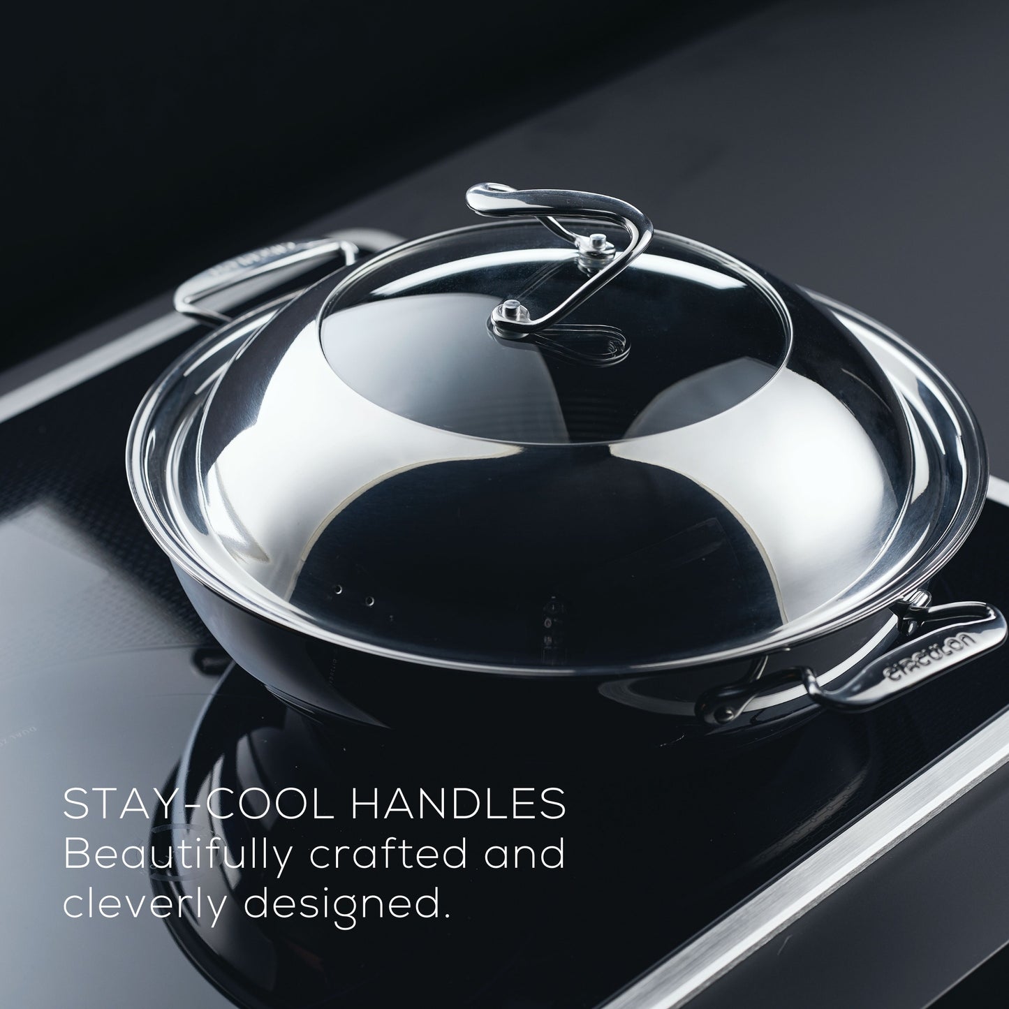 Circulon C-Series Hybrid Covered Wok 36cm