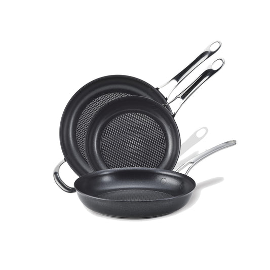 Anolon X Hybrid Nonstick Induction Skillet Triple Pack 21/25/30cm