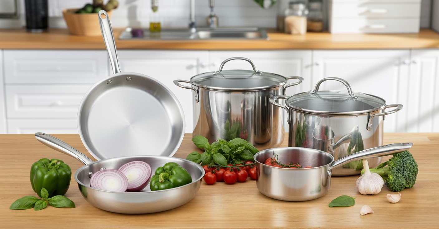 RACO Steel Essentials Stainless Steel Induction Covered Saucepan 16cm/1.4L