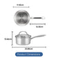 RACO Steel Essentials Stainless Steel Induction Covered Saucepan 16cm/1.4L