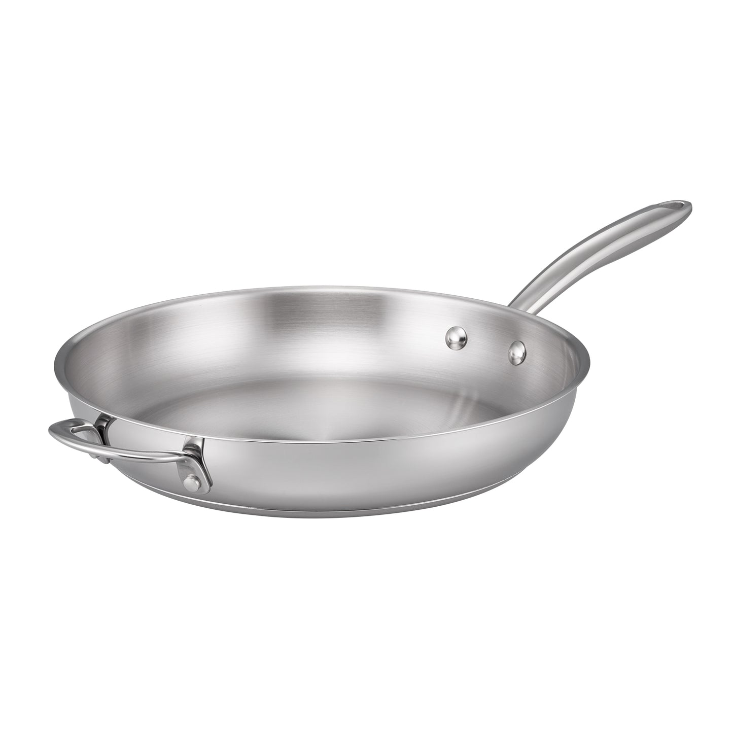RACO Steel Essentials Stainless Steel Induction Open Frypan With Helper Handle 30cm