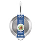 RACO Steel Essentials Stainless Steel Induction Open Frypan With Helper Handle 30cm
