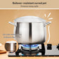 Meyer White Steel Stainless Steel Induction Stockpot With Glass Lid  24cm