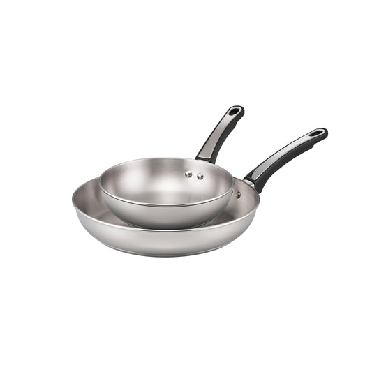 RACO SteelPro Stainless Steel Induction Open Frypan Twin Pack 20/28cm