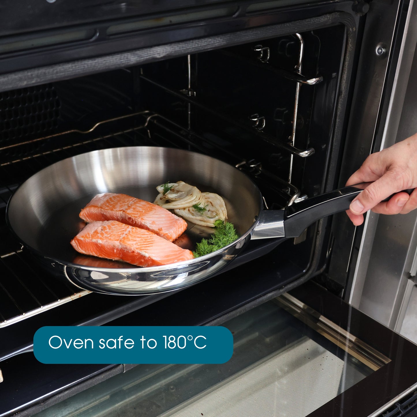 RACO SteelPro Stainless Steel Induction Open Frypan Twin Pack 20/28cm