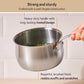 Meyer White Steel Stainless Steel Induction Saucepan With Glass Lid 18cm