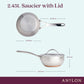 Anolon Nouvelle Copper Stainless Steel Induction Covered Saucier 20cm/2.4L