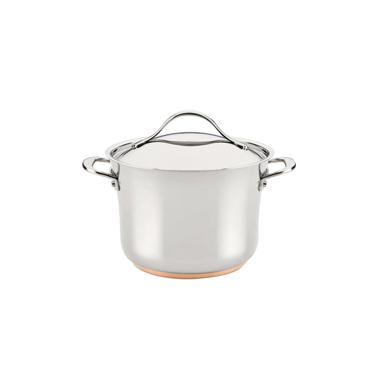 Anolon Nouvelle Copper Stainless Steel Induction Covered Stockpot 24cm/6.2L