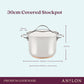 Anolon Nouvelle Copper Stainless Steel Induction Covered Stockpot 24cm/6.2L