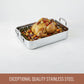 Essteele Stainless Steel Roaster With Rack 35cm x25cm x8cm