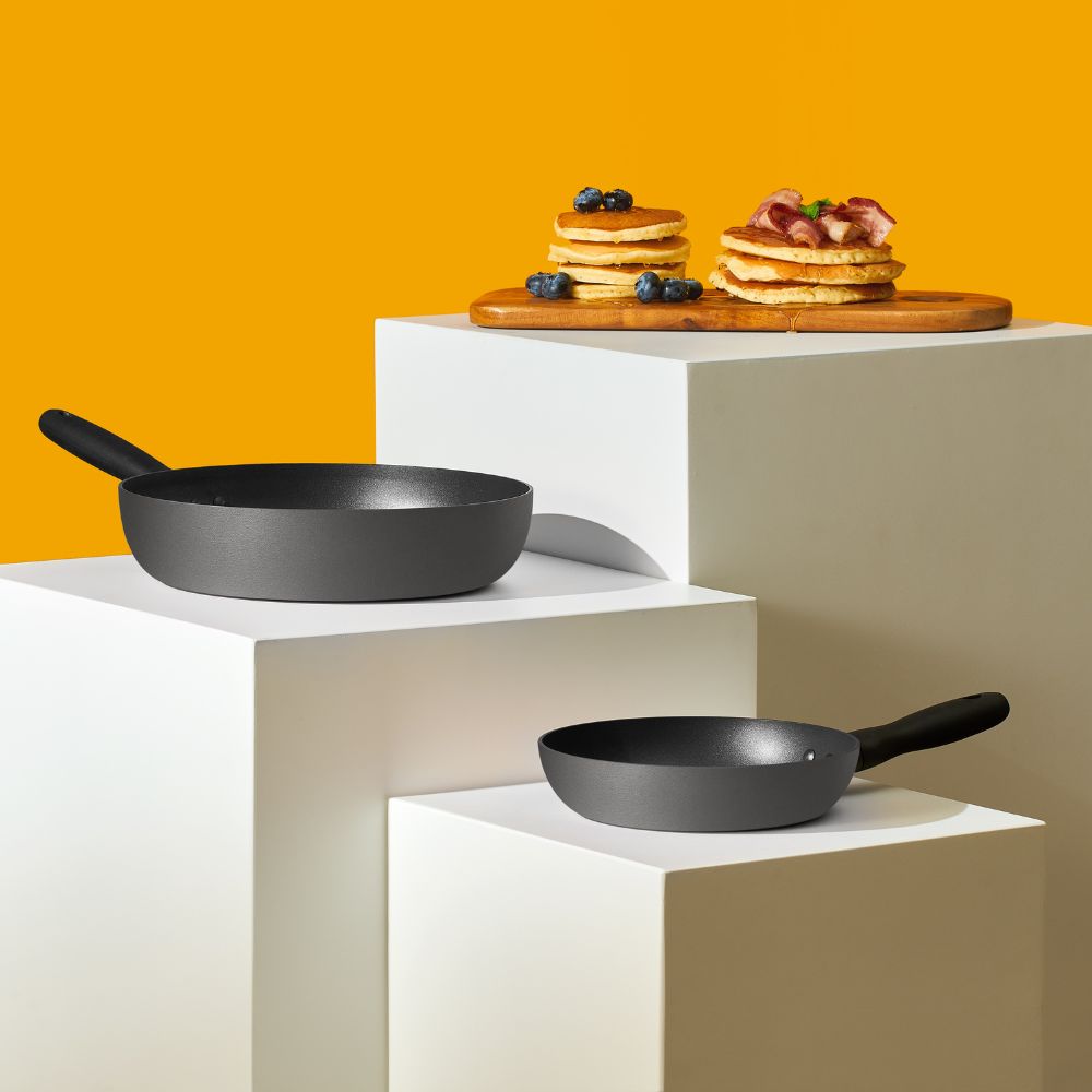 Meyer Bauhaus Series Nonstick Induction Frypan Twin Pack 20cm/28cm
