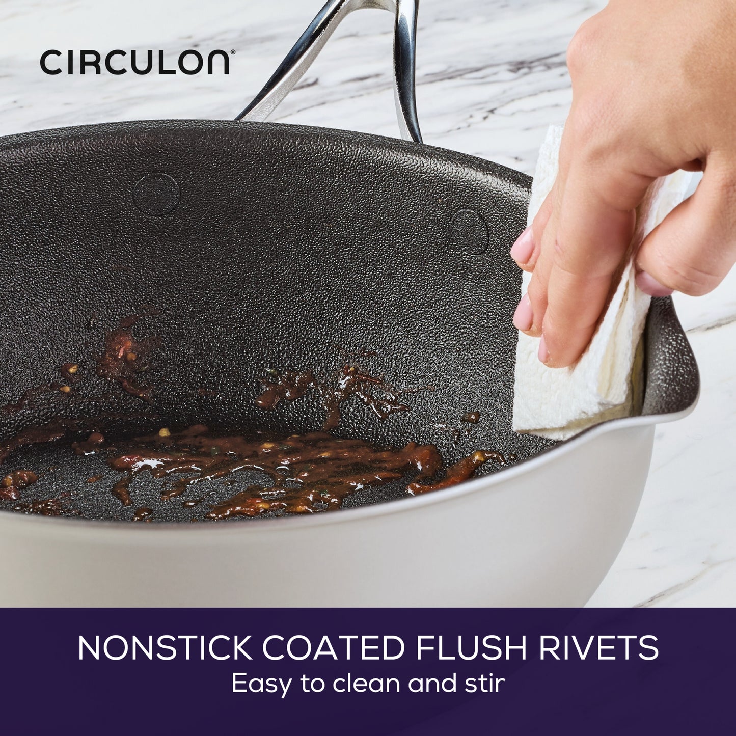 Circulon Infinity Pan With ScratchDefense™ Nonstick Induction Covered Multi-Pan With Tool/Lid Holder 24cm/2.8L