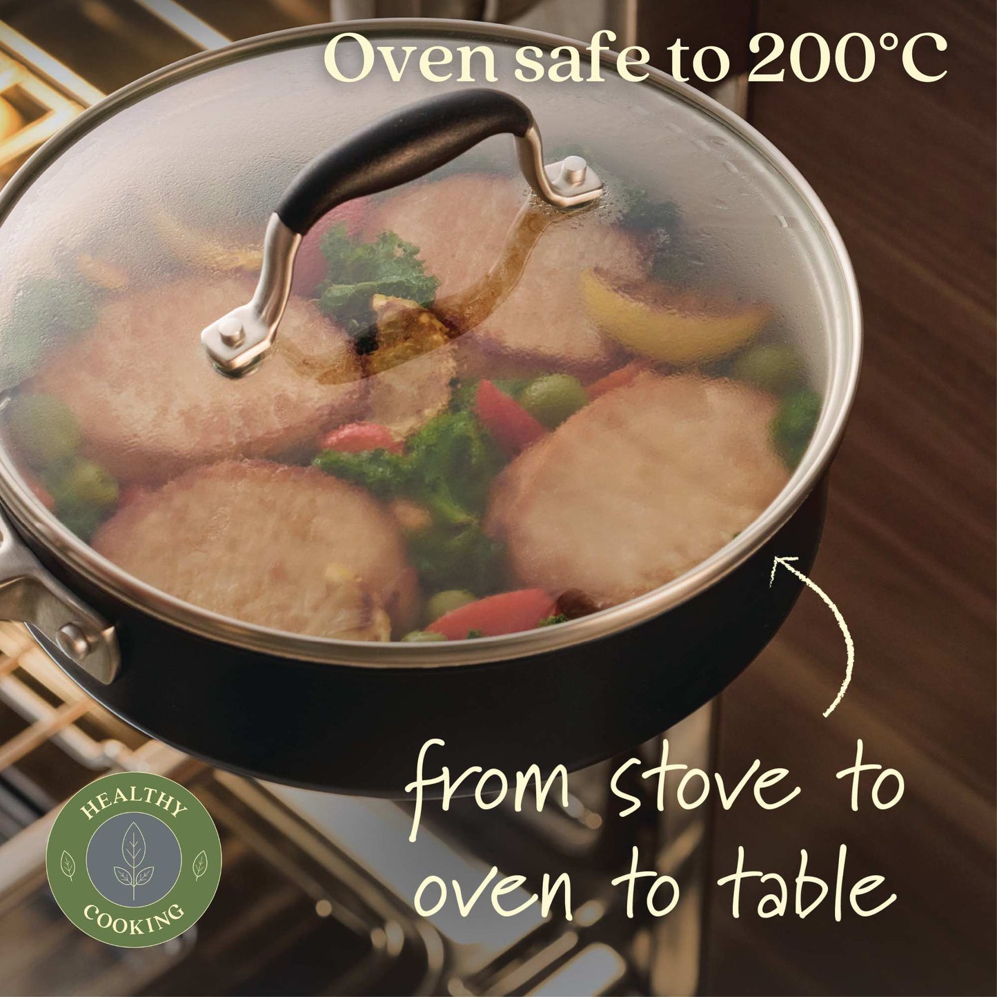 Anolon Advanced Ceramic Nonstick Induction 9 Piece Cookware Set