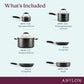 Anolon Advanced Ceramic Nonstick Induction 9 Piece Cookware Set