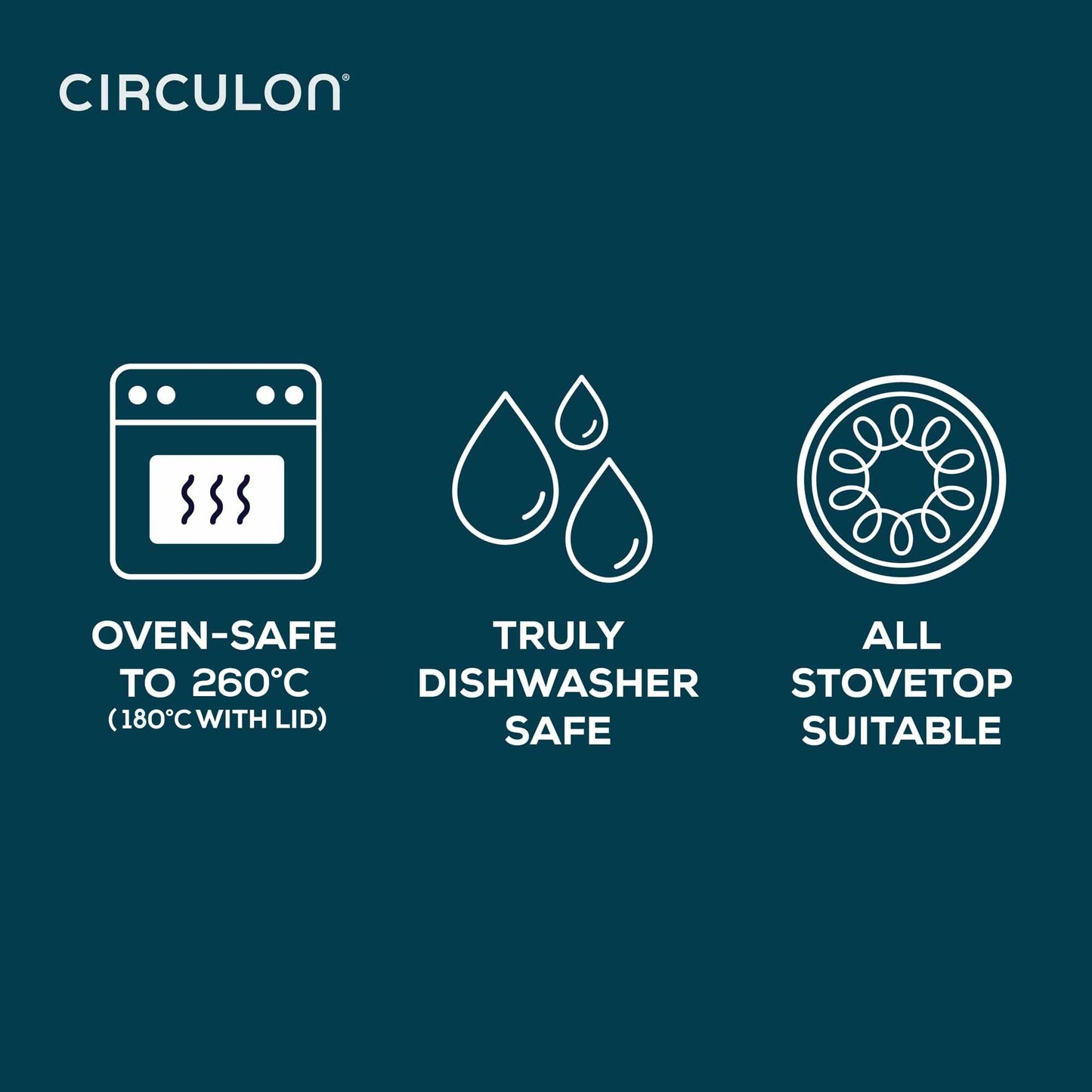 Circulon Halo With LaserDefense™ 30cm/4.7L Covered Sauté Sage Green