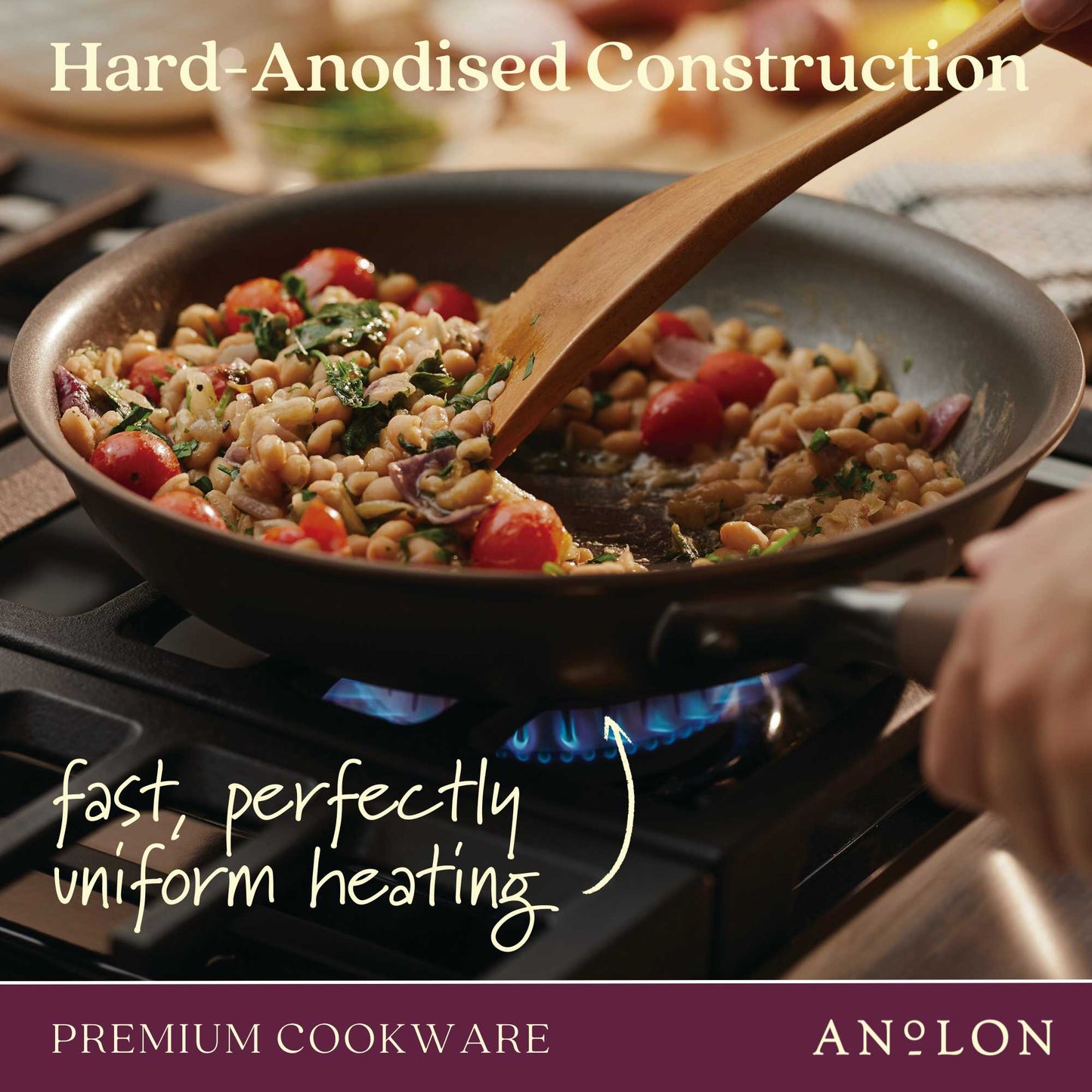 Anolon Advanced Home Nonstick 11 Piece Cookware Set Bronze